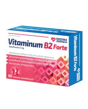 Rodzina Zdrowia Vitaminum B2 Forte, tabletki powlekane, 60 sztuk