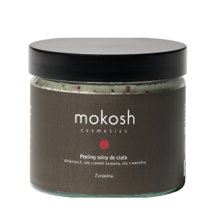 Mokosh Peeling solny do ciała Żurawina, 300 g
