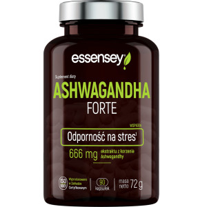 Essensey Ashwagandha Forte, kapsułki, 90 sztuk