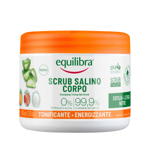 Equilibra Tonizująco-Energetyzujący Peeling solny, 600 g