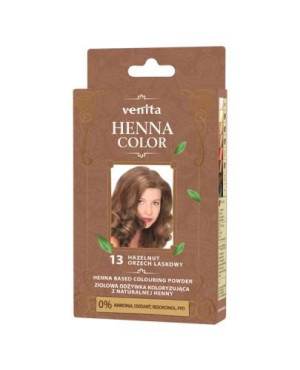 Venita Henna Color, ziołowa odżywka koloryzująca z naturalnej henny, 25 g