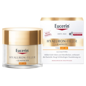 Eucerin Hyaluron-Filler + Elasticity Krem na dzień SPF 30 do skóry dojrzałej przeciwzmarszczkowy, 50 ml