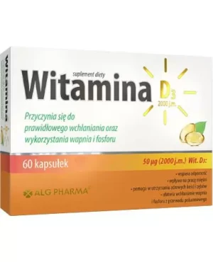Alg Pharma witamina D3 2000 j.m. 60 kapsułek