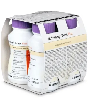 Nutricomp Drink Plus smak waniliowy 4 x 200 ml