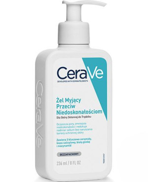CeraVe, żel myjący przeciw niedoskonałościom, 236 ml