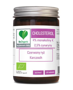 BeOrganic Cholesterol Bio, tabletki, 100 sztuk