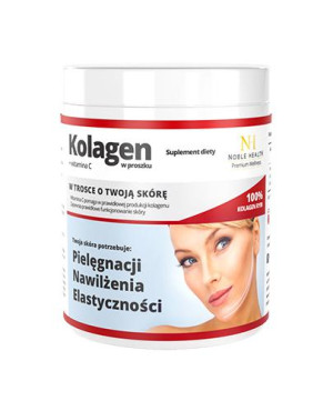 NOBLE HEALTH Kolagen w proszku + witamina C - 100 g