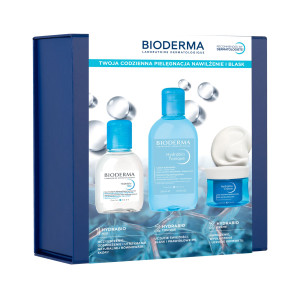 Bioderma, Hydrabio Crème + Tonique + H2O, krem, 50 ml + tonik, 250 ml + woda micelarna, 100 ml