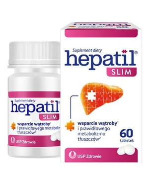 Hepatil Slim, tabletki, 60 sztuk