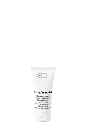 Ziaja Kozie Mleko skoncentrowany krem nawilżający foto-ochronny UVB + UVA SPF 20 ochrona średnia, 50 ml