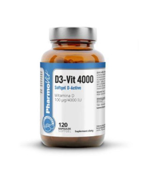 Pharmovit D3-Vit 4000 Softgel D-Active 120 kapsułek