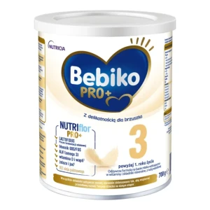 Bebiko PRO+ 3, odżywcza formuła na bazie mleka dla dzieci powyżej 1. roku życia, 700 g