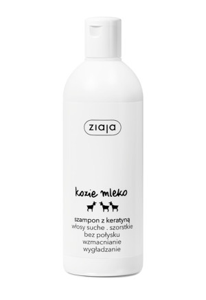 ZIAJA KOZIE MLEKO Szampon z keratyną - 400 ml