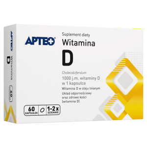 APTEO Witamina D 1000 j.m. - 60 kaps.