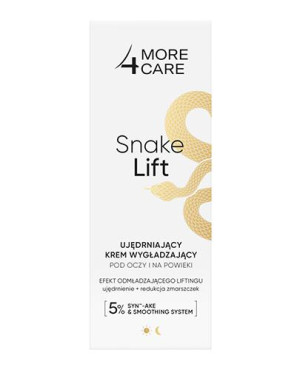 More4Care Snake Lift Ujędrniający Krem wygładzający pod oczy i na powieki, 35 ml