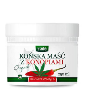 VIRDE Końska maść rozgrzewająca z konopiami - 250 ml