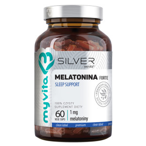 MyVita Silver Pure 100% Melatonina Forte, kapsułki, 60 sztuk