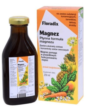 FLORADIX MAGNEZ Płynna formuła magnezu, 250 ml