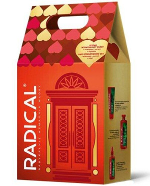 Zestaw Radical wzmacniający 3 elementy: Szampon 400 ml + Serum 100 ml + Mgiełka 200 ml