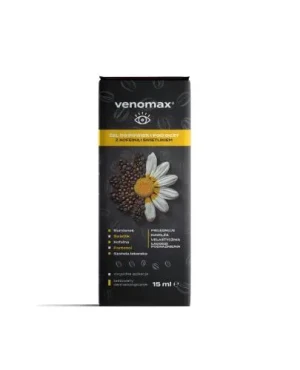 Venomax, Żel do powiek i pod oczy z kofeiną, świetlikiem i rumiankiem, 15 ml