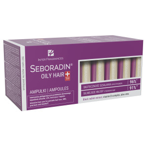Seboradin Oily Hair Ampułki do włosów przetłuszczających i skłonnych do wypadania, 14 sztuk