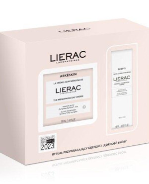 Lierac Zestaw ARKESKIN DAY CREAM Krem na dzień 50 ml + DIOPTI RIDES Krem pod oczy 15 ml