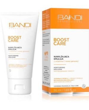 BOOST CARE, Nawilżająca emulsja z witaminą C nowej generacji, 50 ml