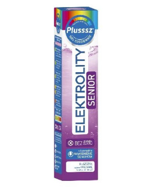Plusssz Elektrolity Senior 10% Complex, tabletki musujące, 24 sztuk