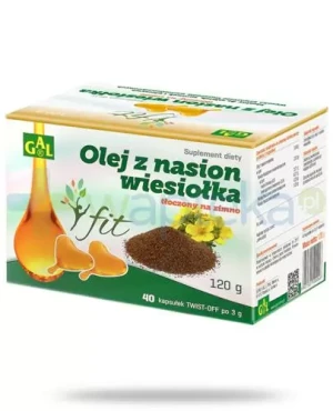 GAL Olej z nasion wiesiołka tłoczony na zimno 40 kapsułek twist-off