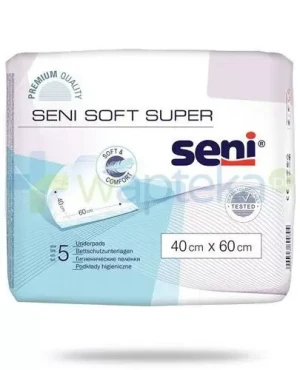 Seni Soft Super podkłady higieniczne 40cm x 60cm 5 sztuk