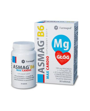 Farmapol Asmag B6 MAX CARDIO, tabletki, 30 sztuk
