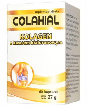 Colahial Kolagen z kwasem hialuronowym - 60 kaps. - cena, opinie, ważne informacje