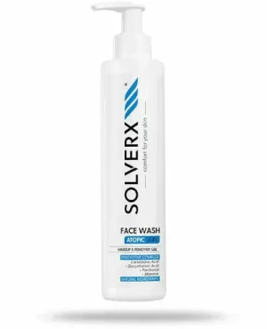Solverx Atopic Skin żel do mycia twarzy oraz demakijażu twarzy i oczu 200 ml