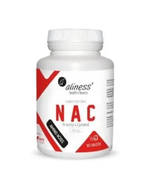 Aliness, NAC N-Acetyl-L-Cysteine 190 mg, 100 tabletek