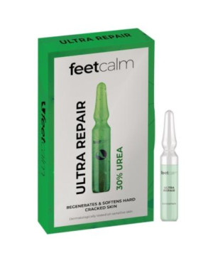 Feetcalm, Ampułki regenerujące do stóp 30% mocznik, 7 x 2 ml