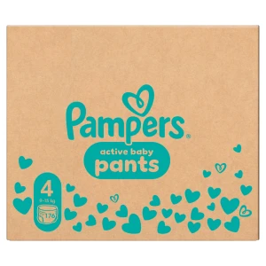 Pampers Pants, pieluchomajtki rozmiar 4, 9-15 kg, 176 sztuk