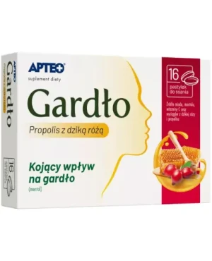Apteo Gardło propolis 16 pastylek do ssania
