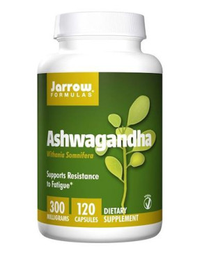 JARROW FORMULAS Ashwagandha KSM-66 - 120 kaps. Zwiększa wydolność fizyczną organizmu.