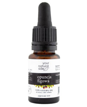 Your Natural Side Opuncja figowa 100% naturalny olej do twarzy, ciała i włosów, 10 ml