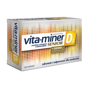 Vita-miner D3 Senior, tabletki, 60 sztuk