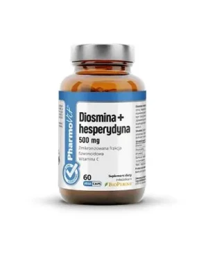 Pharmovit, Diosmina + Hesperydyna 500 mg clean label, 60 kapsułek twardych