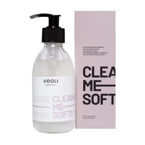 Veoli Botanica Cleaning Me Softly Nawilżająco-łagodzący żel do mycia twarzy do skóry suchej i wrażliwej, 190 ml
