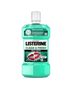 LISTERINE CLEAN & FRESH Płyn do płukania jamy ustnej Mild Taste, 500 ml