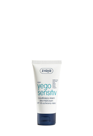 Ziaja Yego Sensitiv nawilżający krem dla mężczyzn SPF 10 ochrona niska 50 ml