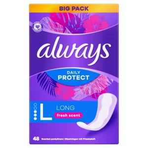 Always Daily Protect Long Wkładki higieniczne o świeżym zapachu, 48 sztuk