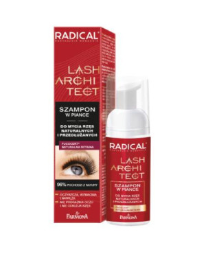 Radical Lash Architect Szampon w piance do mycia rzęs, 50 ml