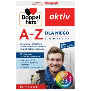 DOPPELHERZ AKTIV A-Z Dla niego, tabletki, 30 sztuk