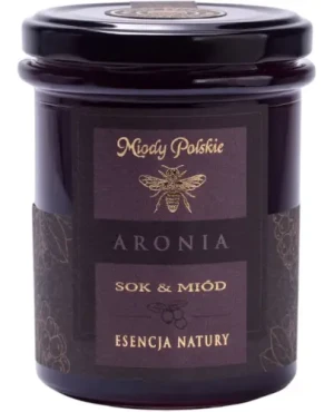 Miody Polskie, Sok & Miód Aronia, Vit.C, 250 g