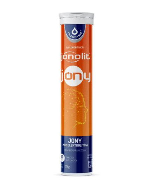 Oleofarm Jonolit Jony, tabletki musujące, 20 sztuk