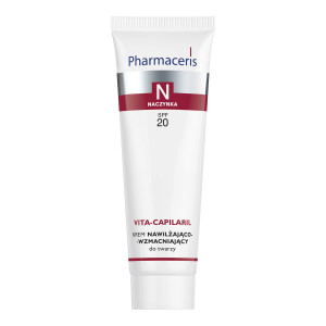 Pharmaceris N Vita-Capilaril, krem nawilżająco-wzmacniający, SPF 20, 50 ml